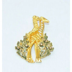 KC Kenneth Cole Topaz Rhinestone Green Giraffe